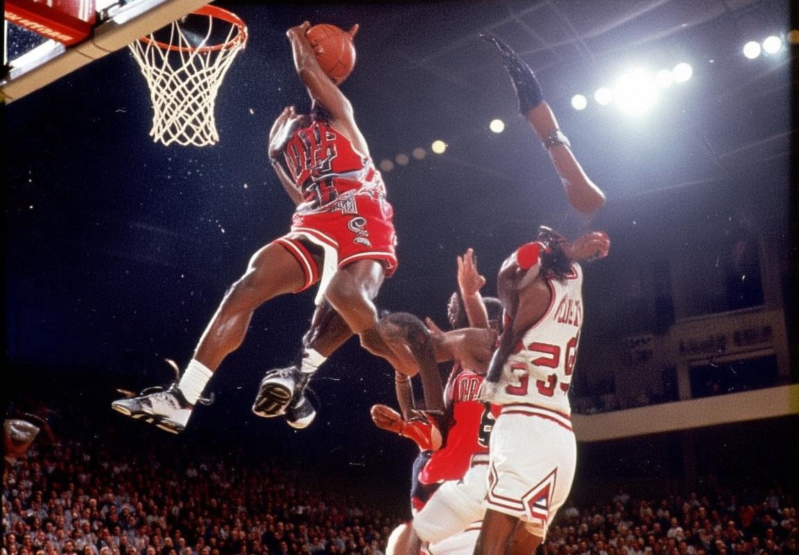 1991年乔丹德雷克斯勒巅峰对决：公牛对篮网NBA经典之战(图4)