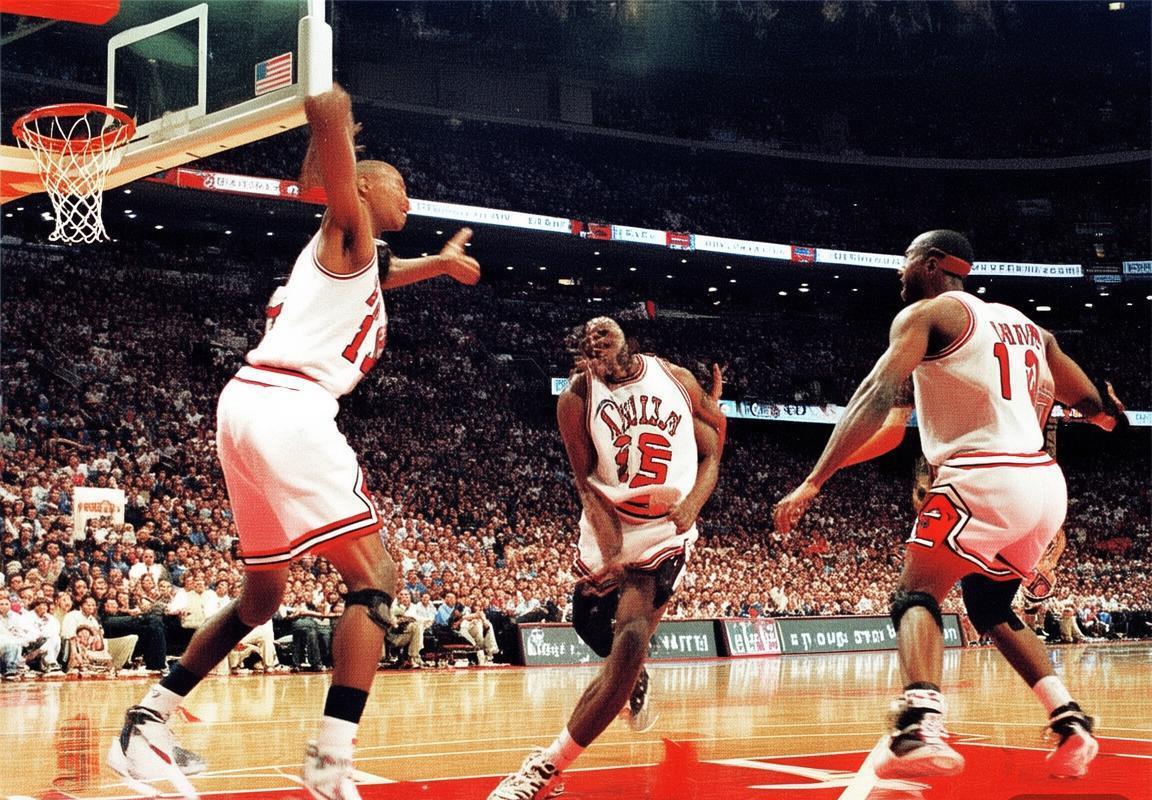 1991年乔丹德雷克斯勒巅峰对决：公牛对篮网NBA经典之战(图2)